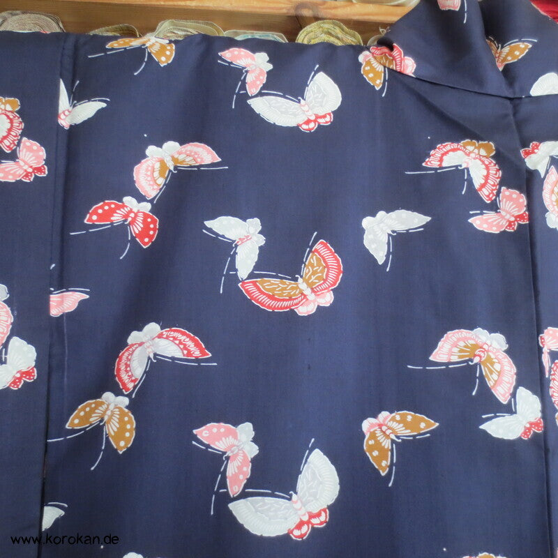 Schmetterlinge Komon Seidentaft Kimono