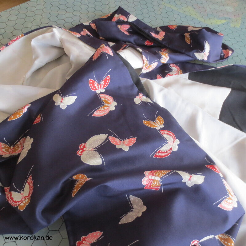 Schmetterlinge Komon Seidentaft Kimono