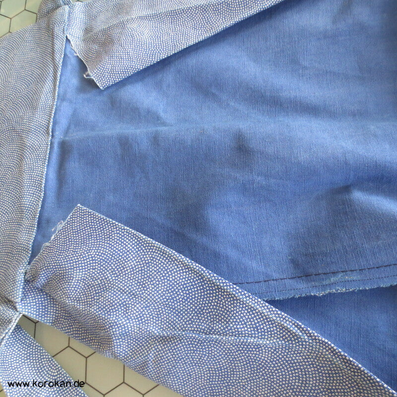 Same Komon Kamishimo Baumwoll Hakama - Umanori Hosen-Typ