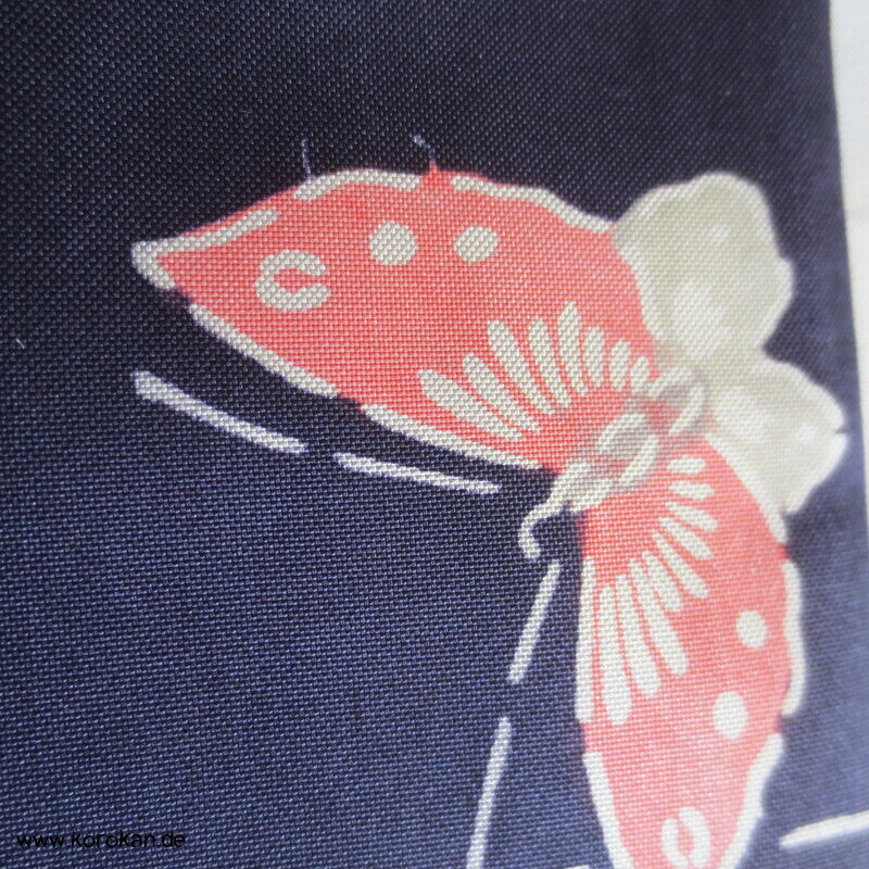 Schmetterlinge Komon Seidentaft Kimono
