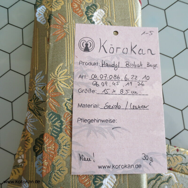 kleine Seidenbrokat Tasche - für Handys, Taschentücher oder sowas....