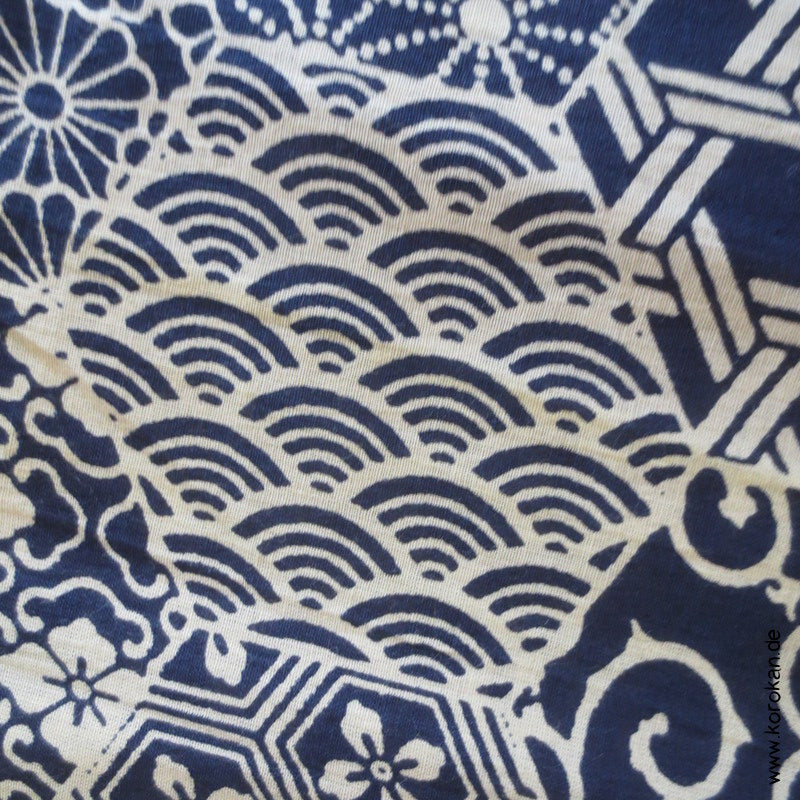 feinster Baumwollbatist Japan Kikko Musterpatchwork