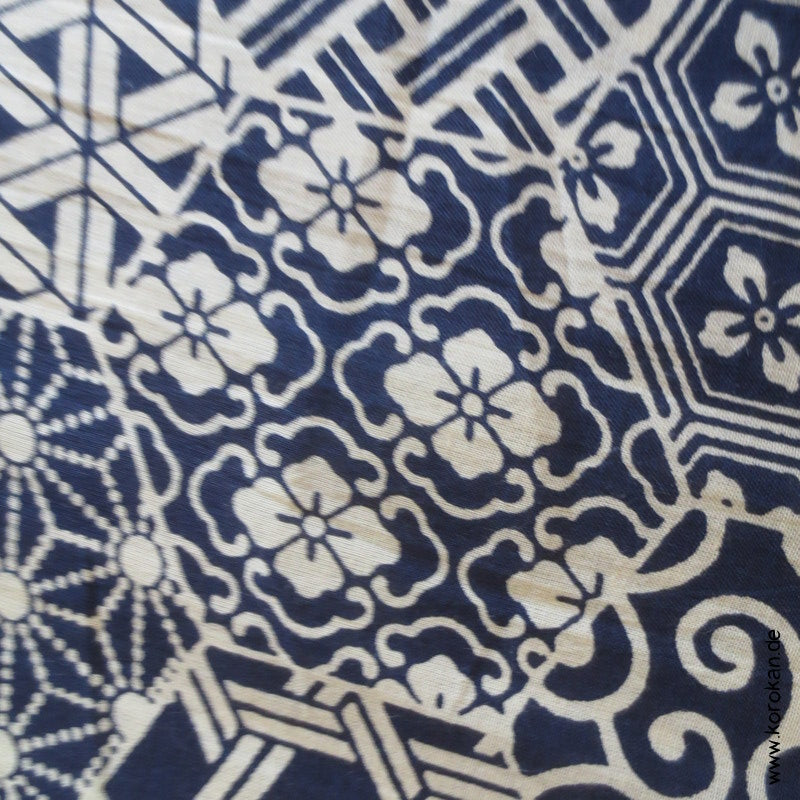 feinster Baumwollbatist Japan Kikko Musterpatchwork