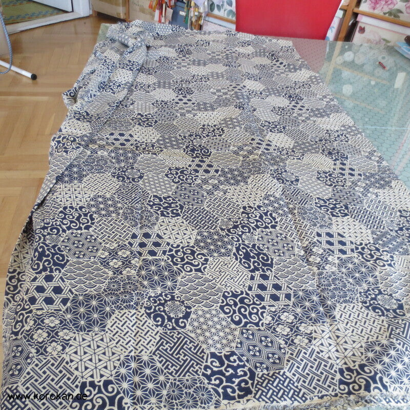 feinster Baumwollbatist Japan Kikko Musterpatchwork
