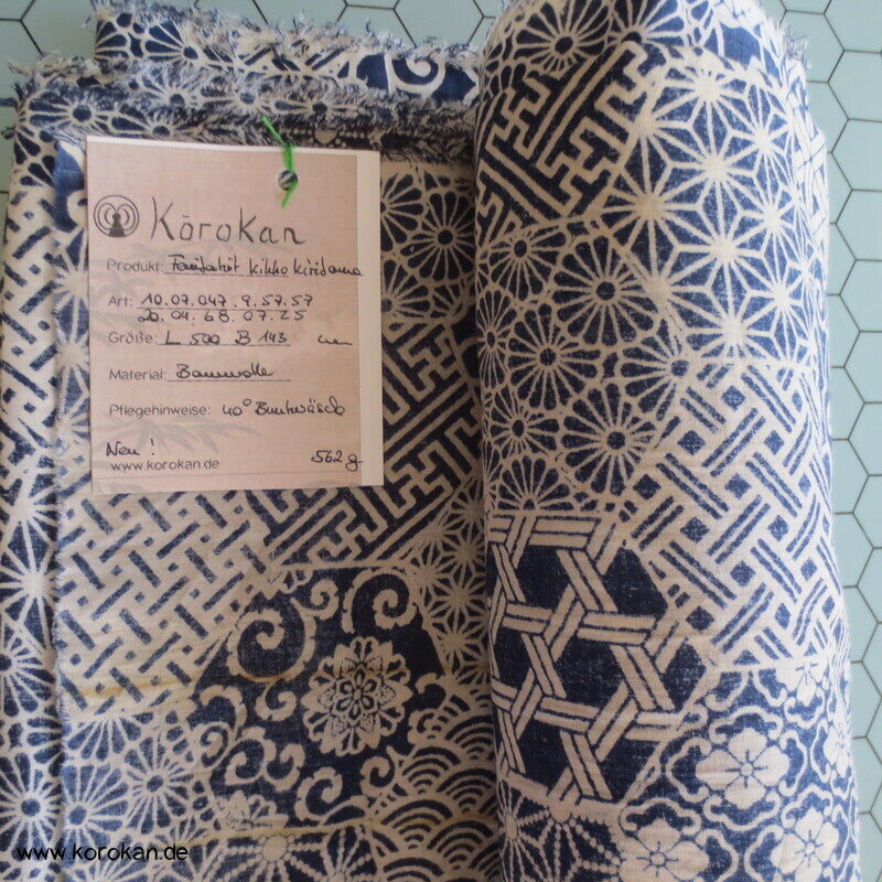 feinster Baumwollbatist Japan Kikko Musterpatchwork