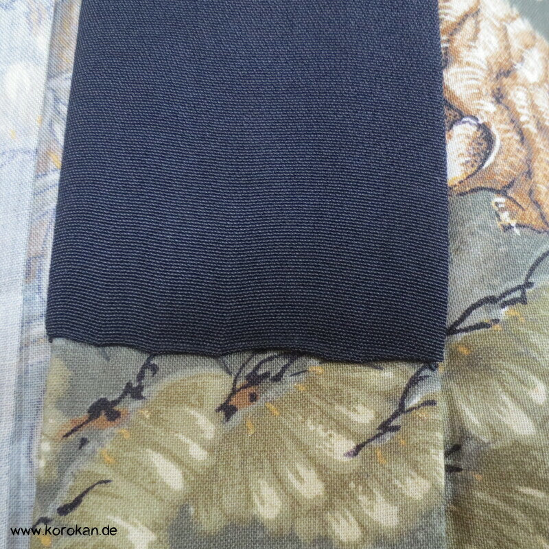 maunzende junge Tiger Juban Unterkimono Wollmuslin