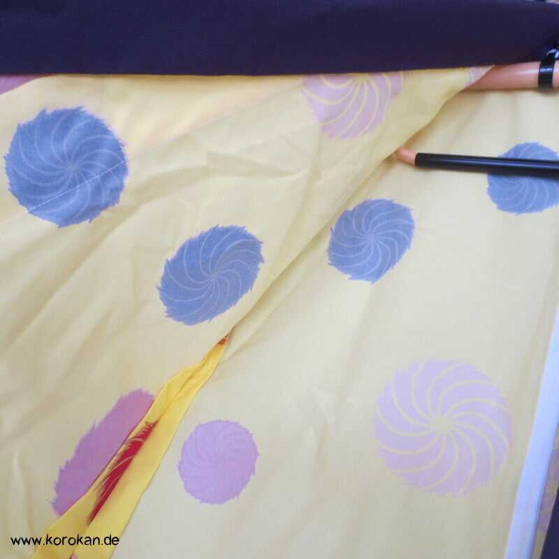 Festival drehende Windräder Hitoe Hakama Ue kurzer Kimono