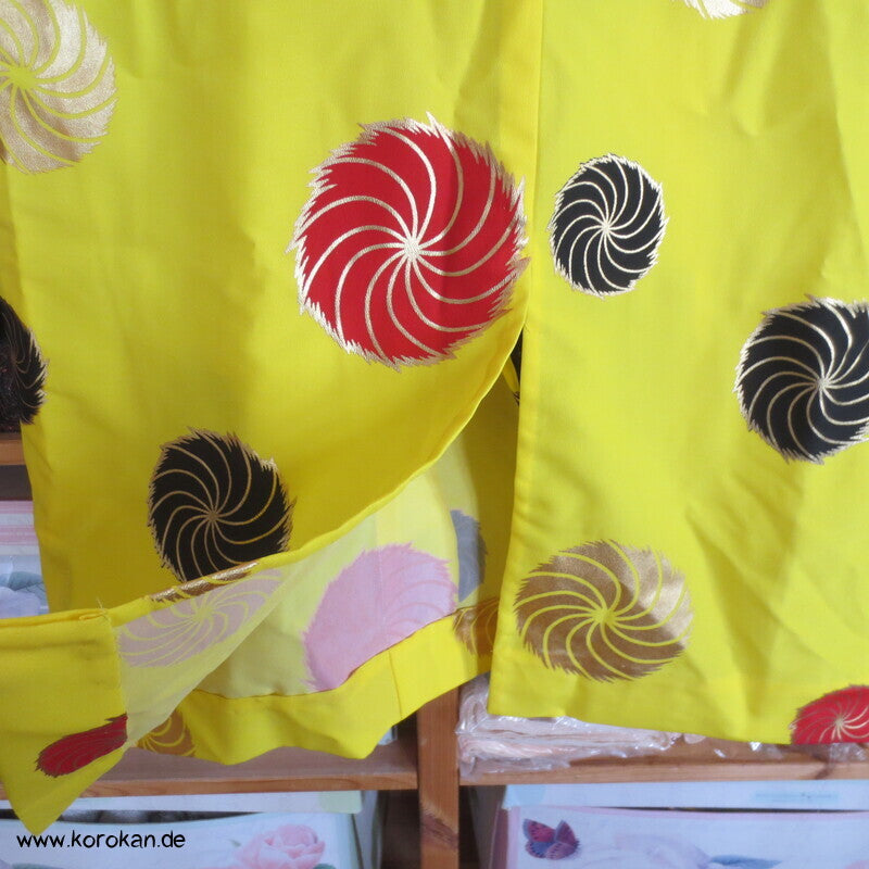 Festival drehende Windräder Hitoe Hakama Ue kurzer Kimono