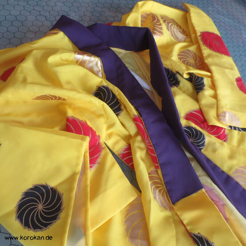 Festival drehende Windräder Hitoe Hakama Ue kurzer Kimono