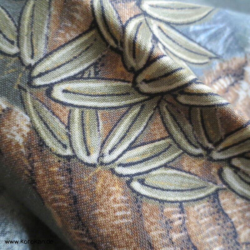 maunzende junge Tiger Juban Unterkimono Wollmuslin
