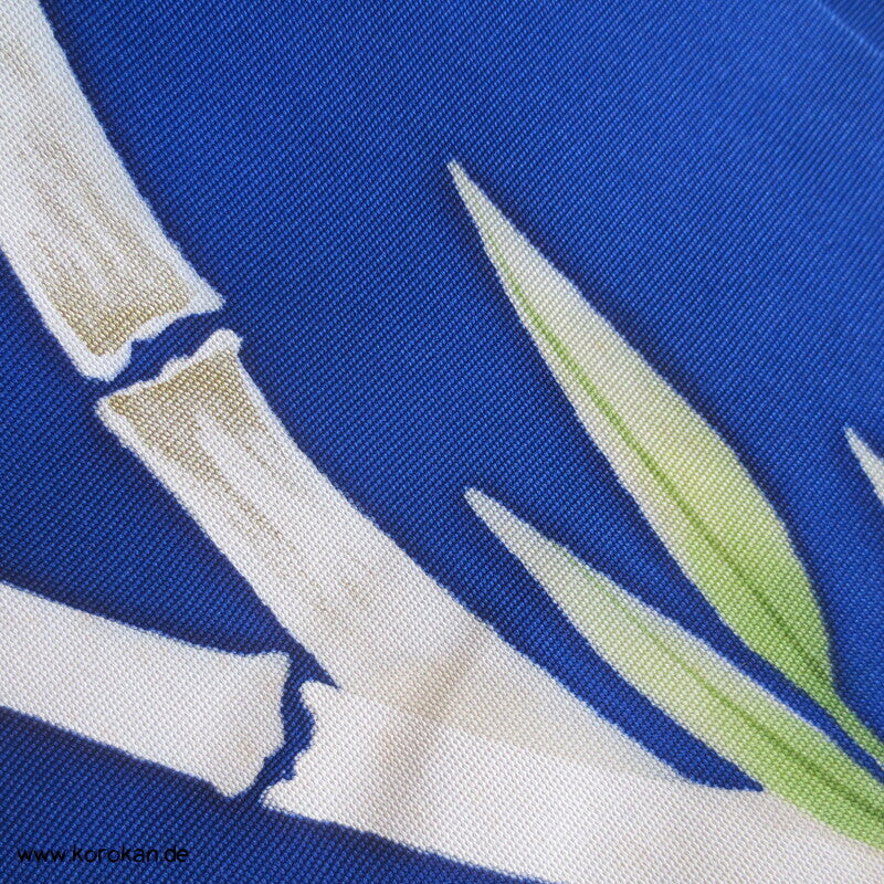 Nagoya Obi Kimono Gürtel Seidenrips bemalt mit Bambus