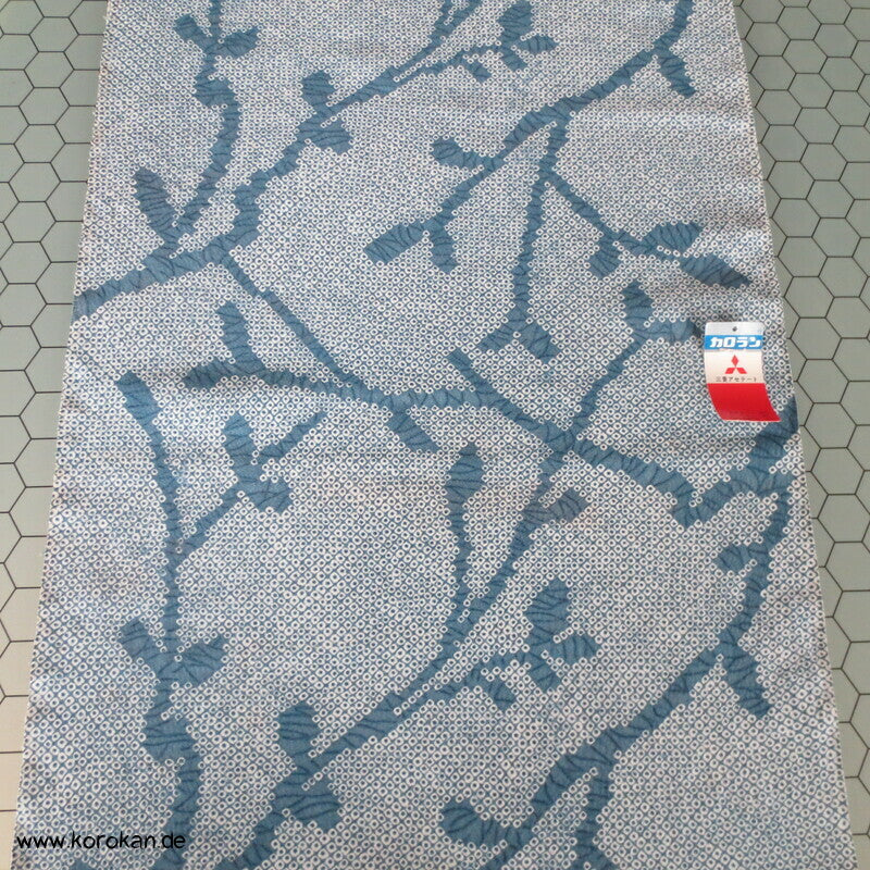 Shibori Imitat Zweige Druck Acetat / Rayon Kimono Stoffrolle
