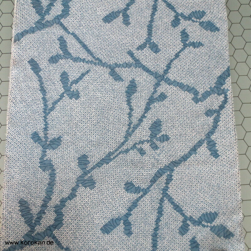 Shibori Imitat Zweige Druck Acetat / Rayon Kimono Stoffrolle