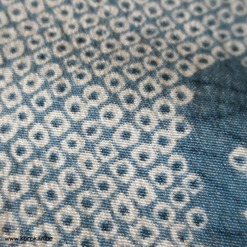 Shibori Imitat Zweige Druck Acetat / Rayon Kimono Stoffrolle