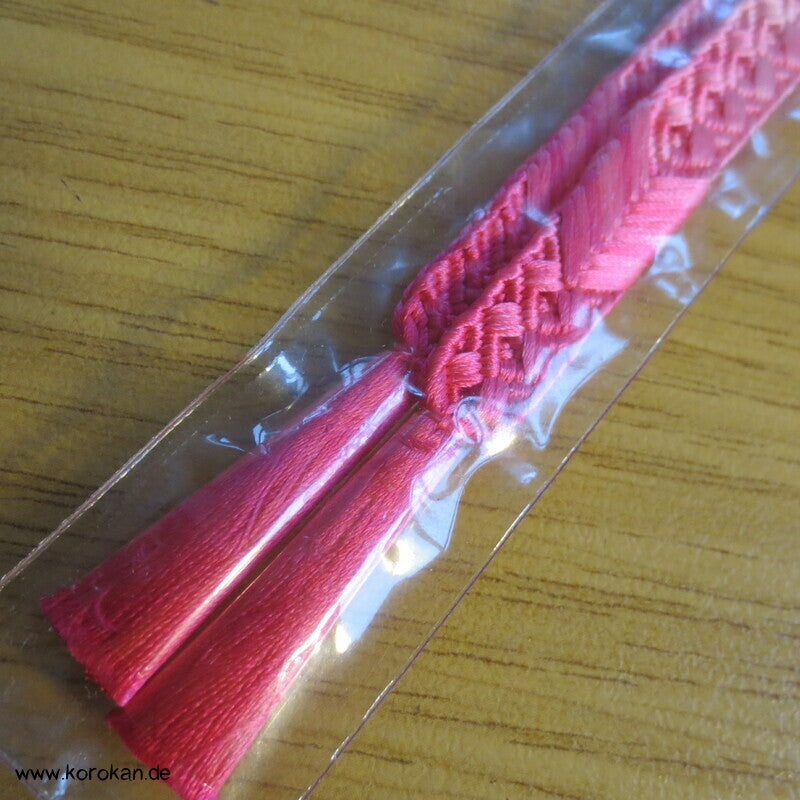 Haori Himo - Seide, pink Verlauf