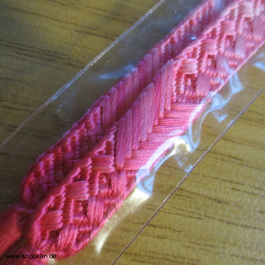 Haori Himo - Seide, pink Verlauf