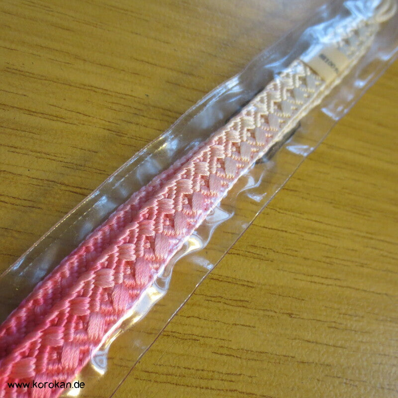 Haori Himo - Seide, pink Verlauf