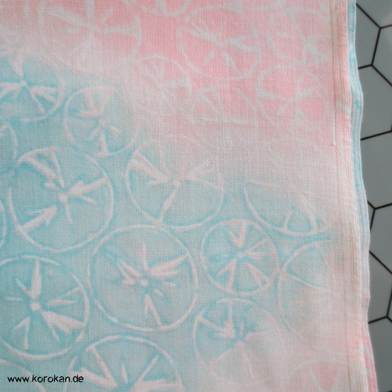 Ackerwinde Juban Kimono Wollmusselin Rest