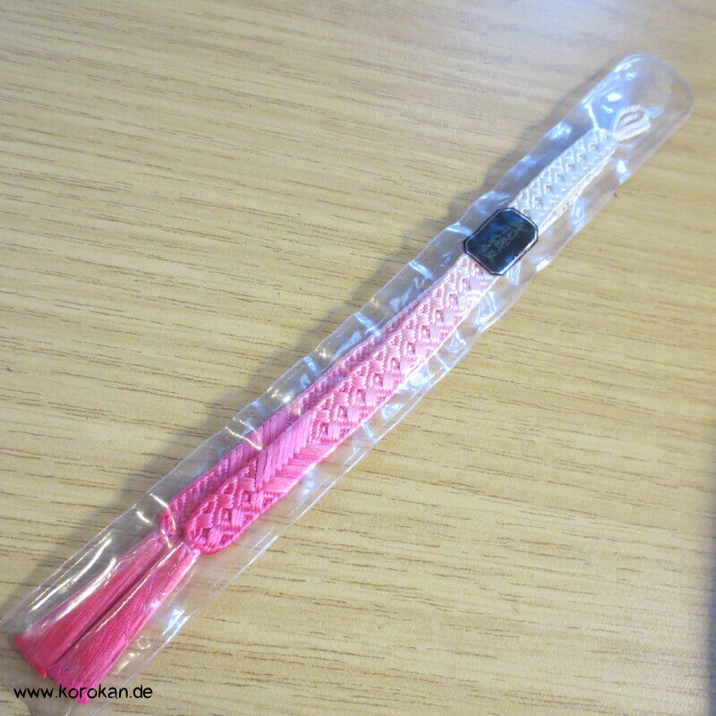 Haori Himo - Seide, pink Verlauf
