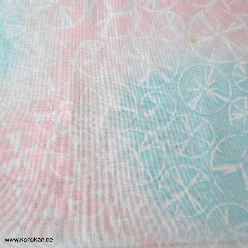 Ackerwinde Juban Kimono Wollmusselin Rest