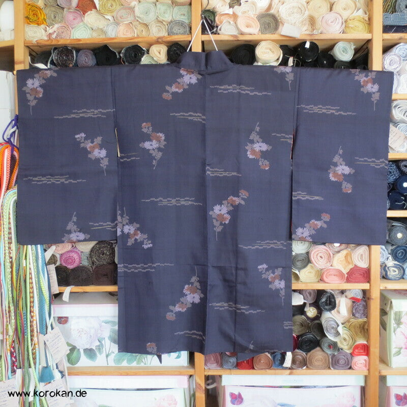 Mitternachts Chrysanthemensträuße Haori