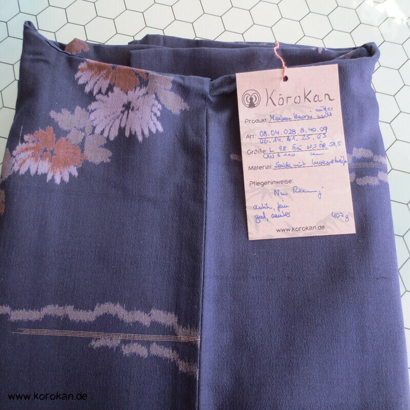 Mitternachts Chrysanthemensträuße Haori