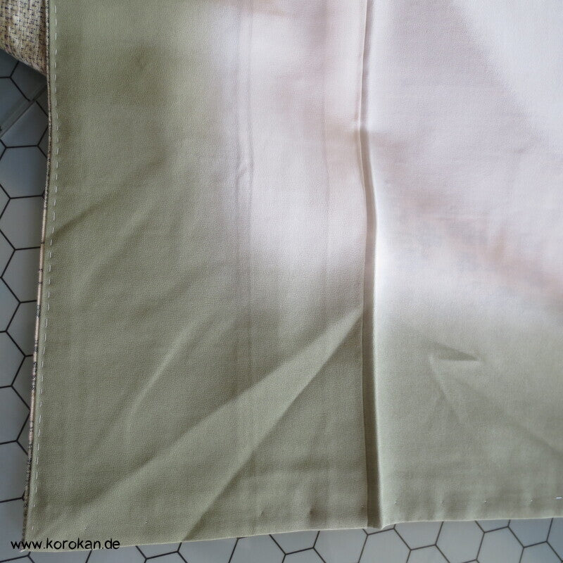 Wolken Kasuri Tsumugi Seiden Kimono