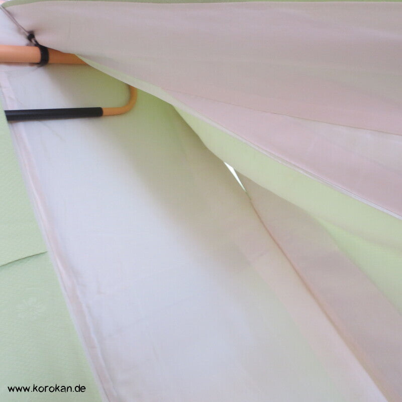 Iromuji Kimono Seidendamast, limone Hitta Kanoko