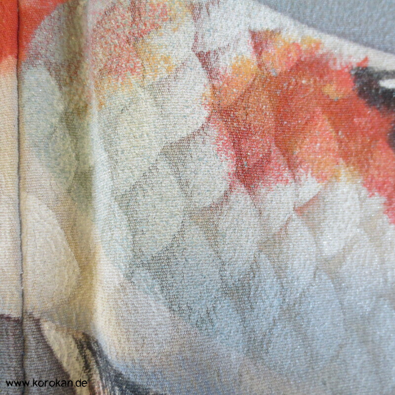 Koi Karpfenteich Vintage Tomesode Seiden Kimono