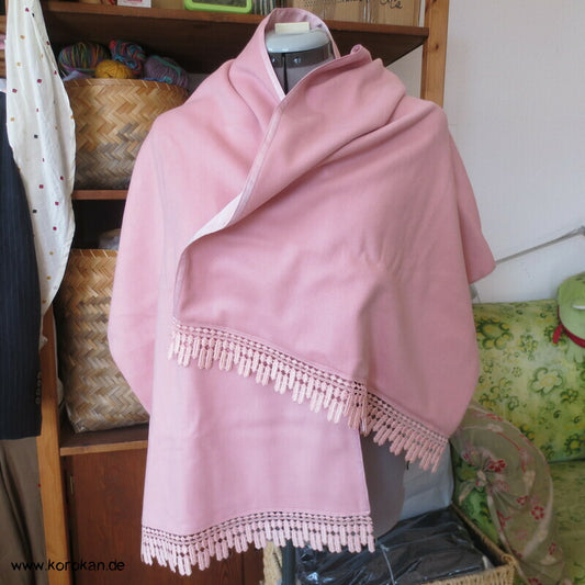 Kaschmir Kimono Schal, seidengefüttert