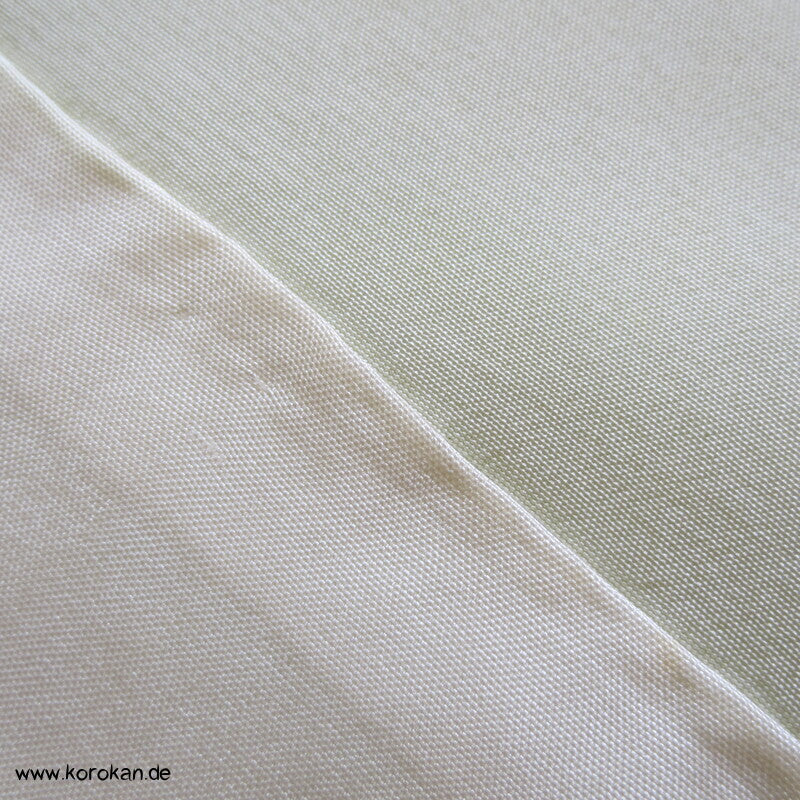 Iromuji Kimono Seidendamast, limone Hitta Kanoko