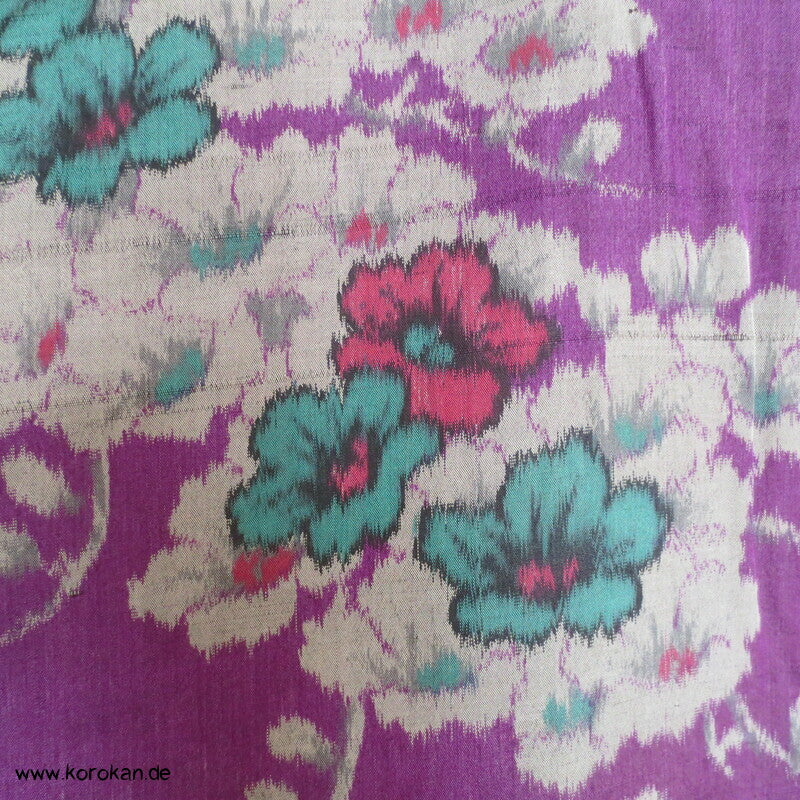 Blumen Meisen Wildseiden Komon Kimono