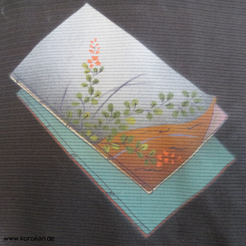 Shikishi Rho Seide Hitoe Homongi Kimono, halbtransparent