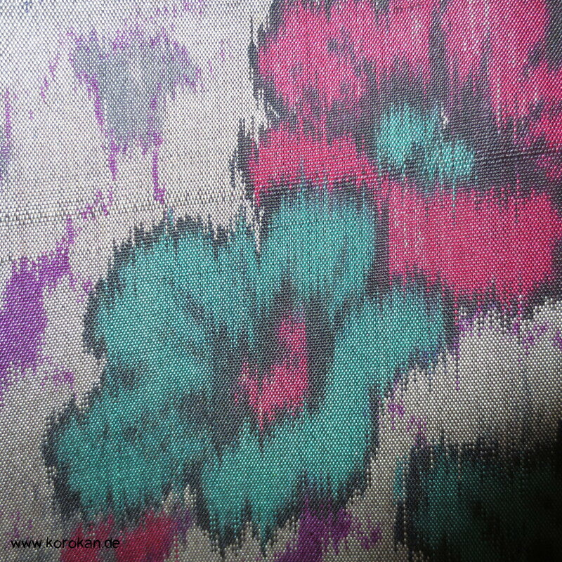 Blumen Meisen Wildseiden Komon Kimono