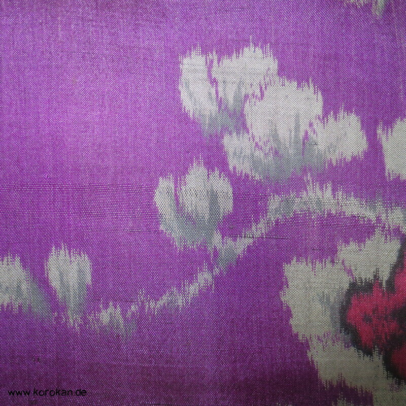 Blumen Meisen Wildseiden Komon Kimono