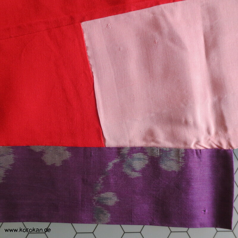 Blumen Meisen Wildseiden Komon Kimono