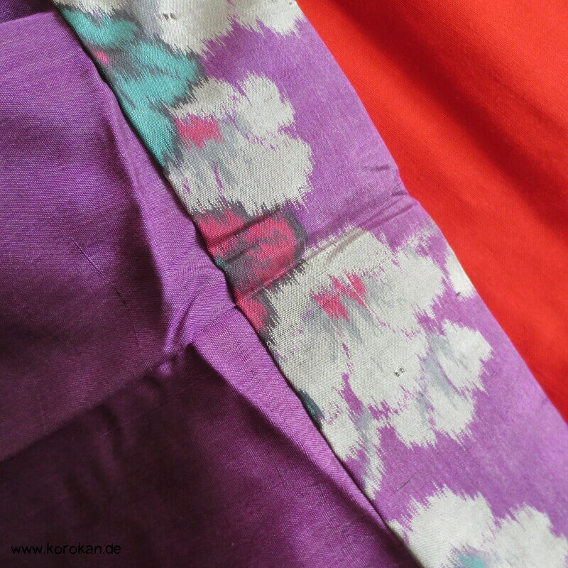 Blumen Meisen Wildseiden Komon Kimono