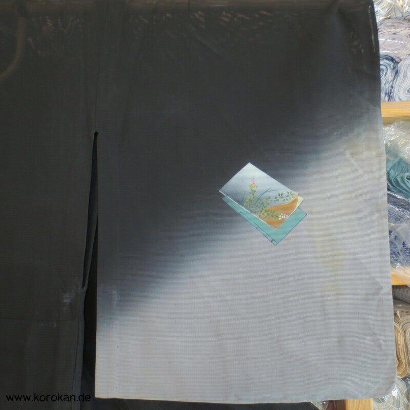 Shikishi Rho Seide Hitoe Homongi Kimono, halbtransparent