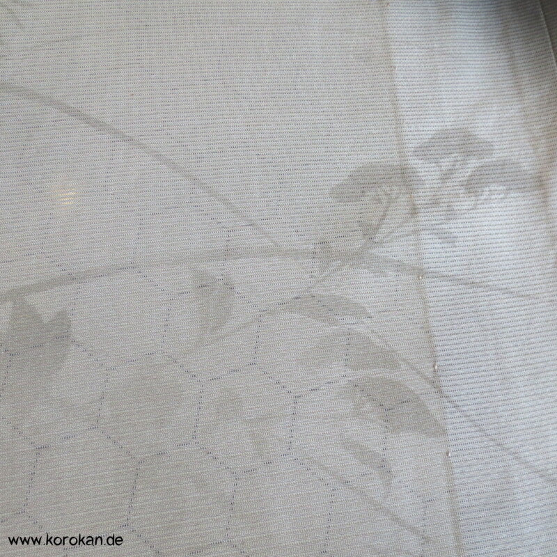 Shikishi Rho Seide Hitoe Homongi Kimono, halbtransparent