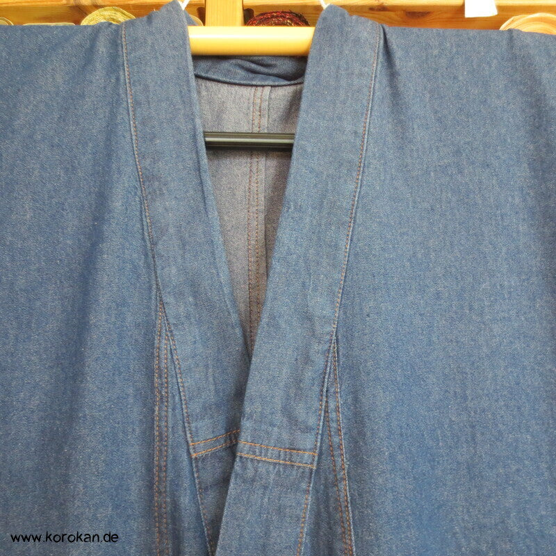Jeans Kimono, Yukata oder Hitoe, Baumwolldenim, groß