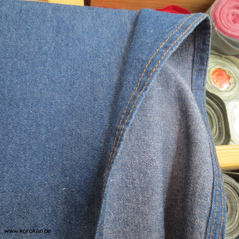 Jeans Kimono, Yukata oder Hitoe, Baumwolldenim, groß