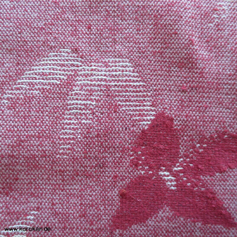 japanischer Bambusblätter Kimono Wollmischjacquard