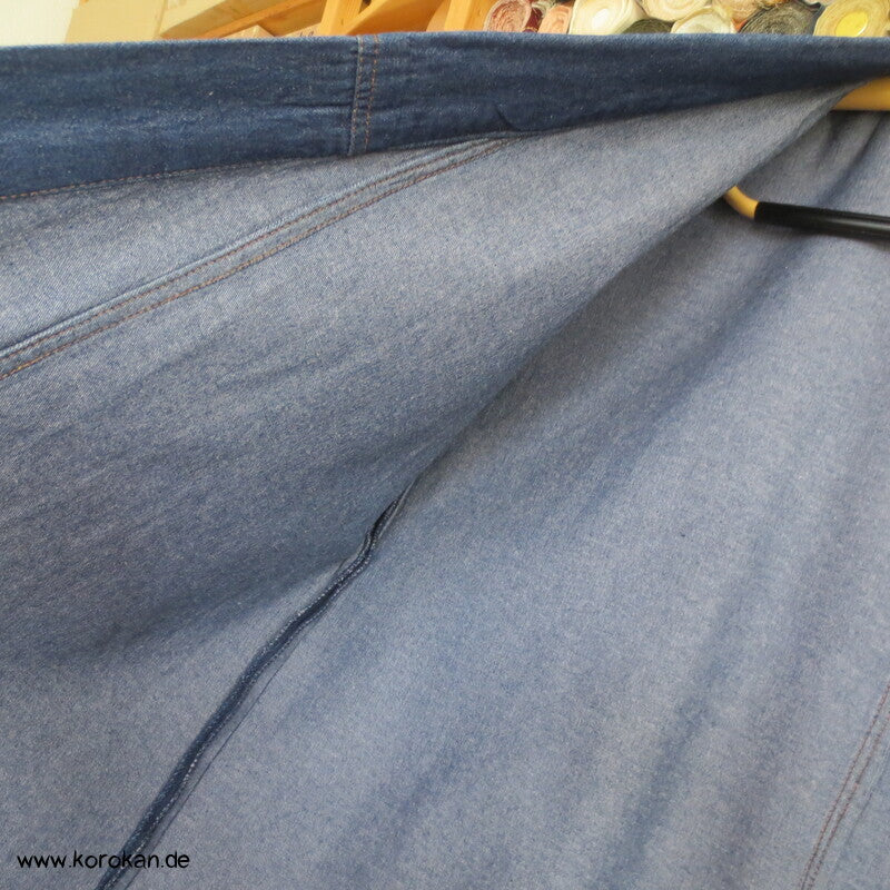Jeans Kimono, Yukata oder Hitoe, Baumwolldenim, groß