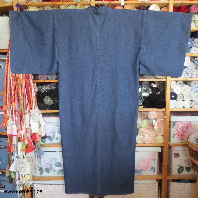Jeans Kimono, Yukata oder Hitoe, Baumwolldenim, groß