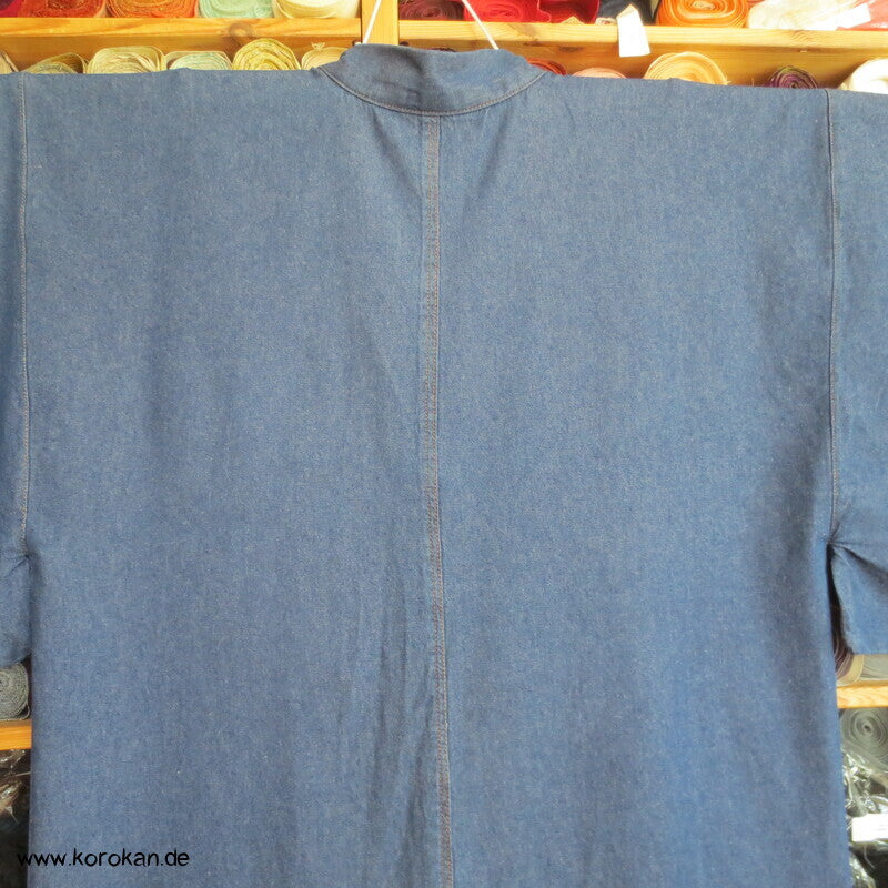 Jeans Kimono, Yukata oder Hitoe, Baumwolldenim, groß