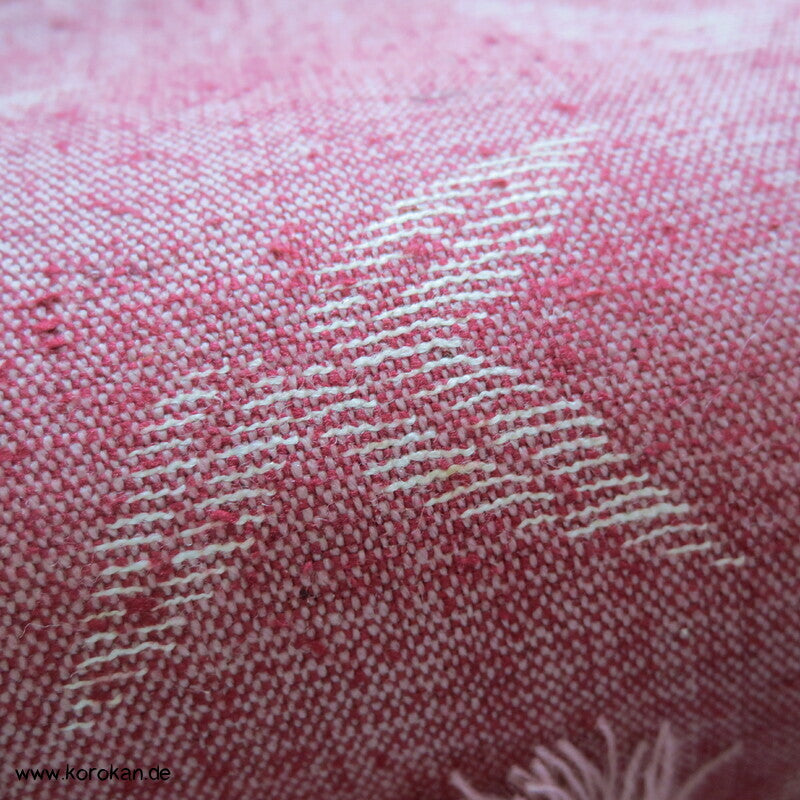japanischer Bambusblätter Kimono Wollmischjacquard