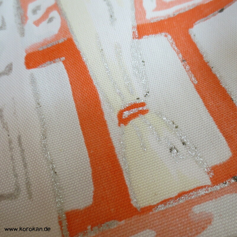 abtrakte Blumen Shikishi Meisen modernistische Haori