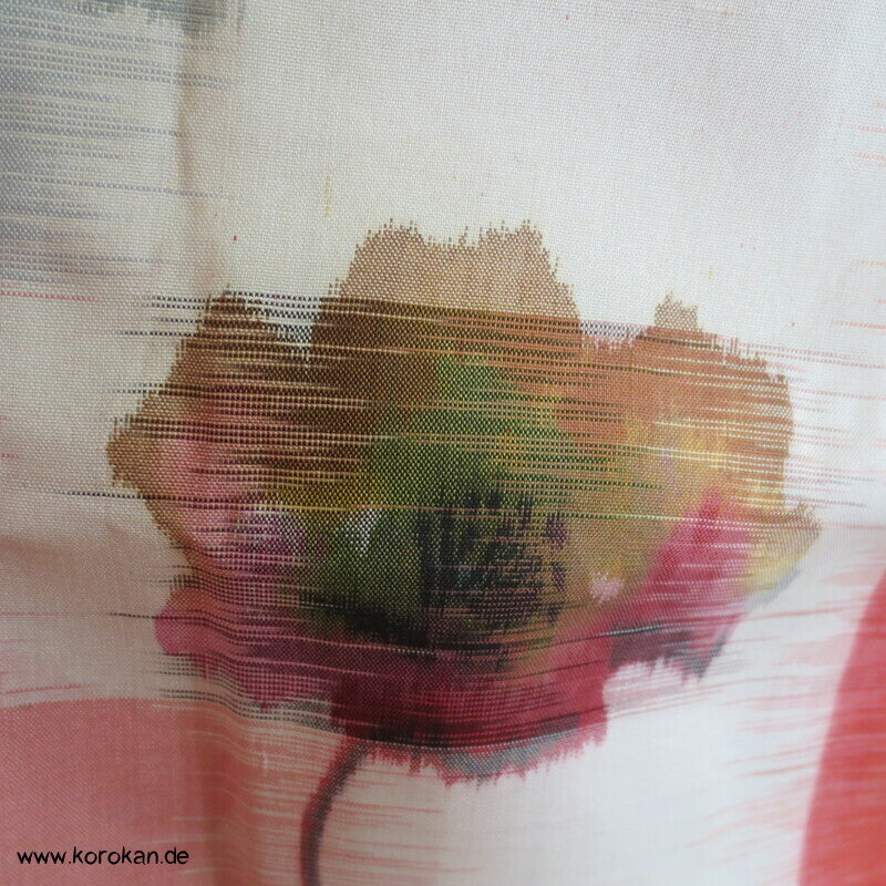 abtrakte Blumen Shikishi Meisen modernistische Haori