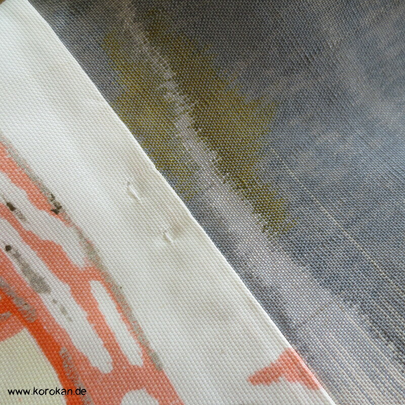 abtrakte Blumen Shikishi Meisen modernistische Haori