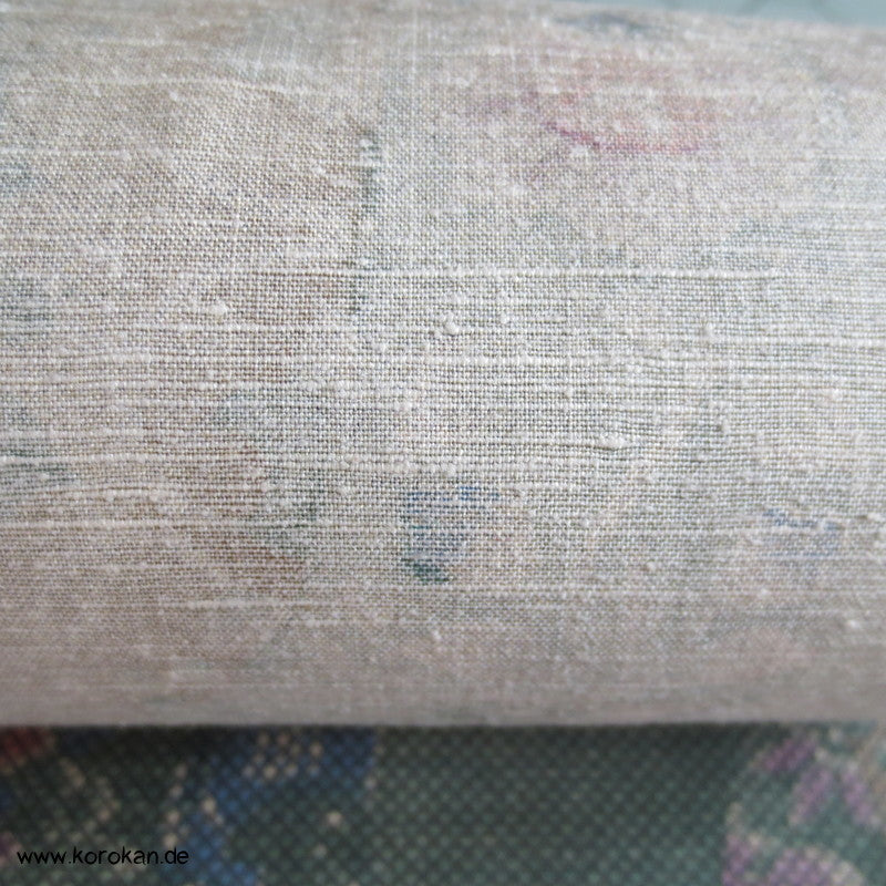 Michinagadori Druck Tsumugi Kimono Seide